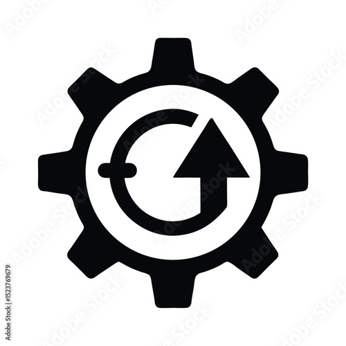 System Update Icon Vector Illustration