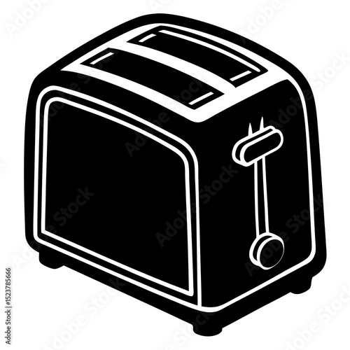 toaster with bread