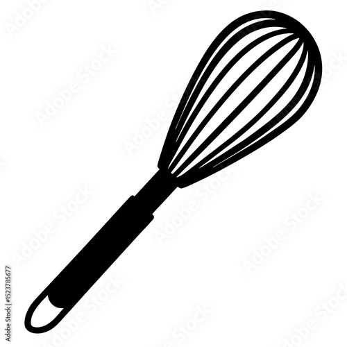 whisk isolated on white background