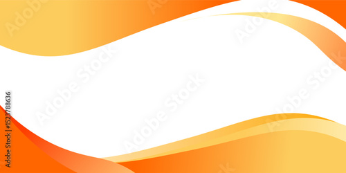 Abstrack wave yellow orange . flayer . presentationn . modern design trendy