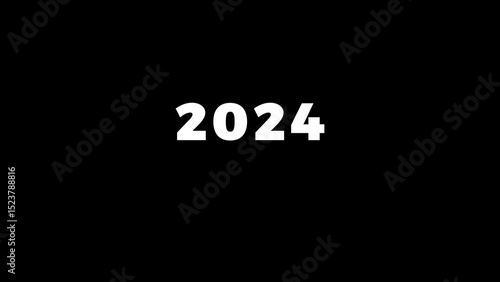 End of 2024 Greeting Animation with Particles & Sparks - New Year Countdown, Fireworks, Festive Celebration, Sparkling Wishes, Happy New Year 2025, Countdown to 2025, Holiday Party Video 4K.
