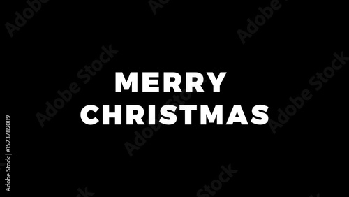 Merry Christmas Text Animation with Bokeh Background, Sparkles & Holiday Lights - Festive Christmas Wishes, Bokeh Effect, Holiday Greetings, Christmas Celebration, Xmas Video Animation 4K.