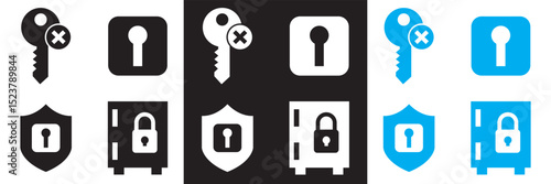 Security access clearance icon . Vector pictograms of recognition. Vector pictograms of body organs icon. Vector for websites, mobile interfaces, presentations, banner, visual branding etc. EPS 10
