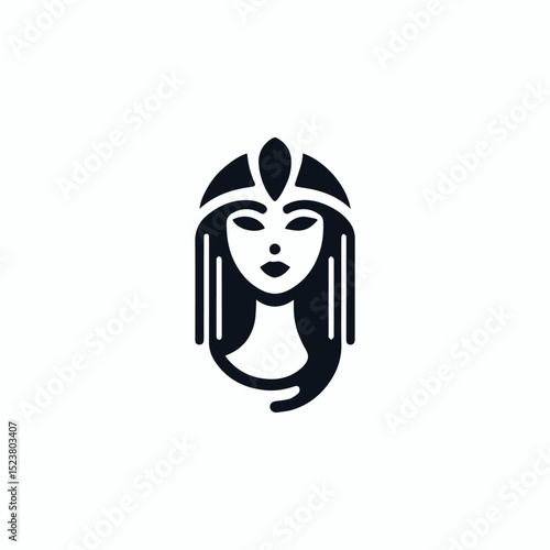 Queen cleopatra logo