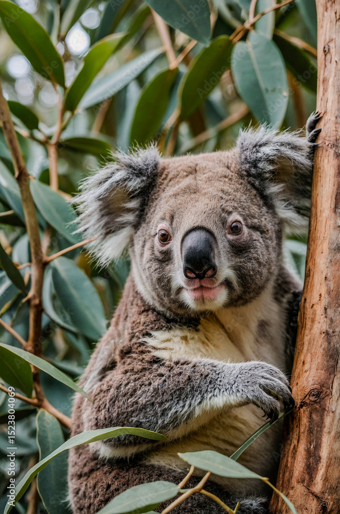 Fototapeta premium koala in tree