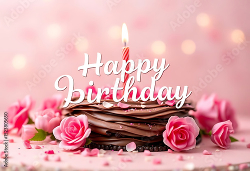 Happy Birthday Cake A City Landscape of Festive Delight