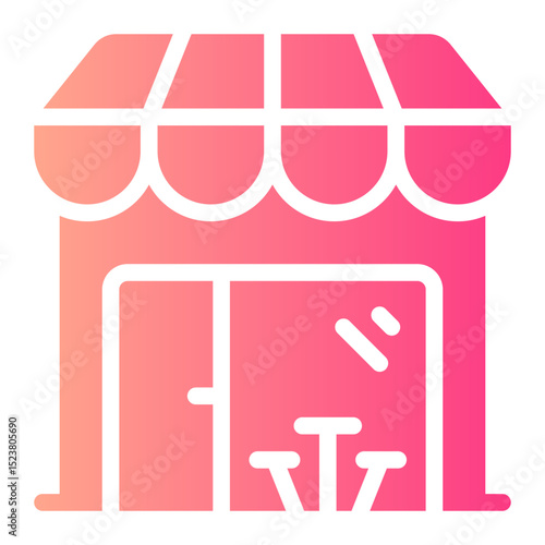 food court gradient icon