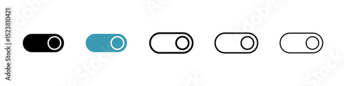 Switch line icon in art style vector