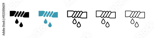 Squeeze line icon in art style vector