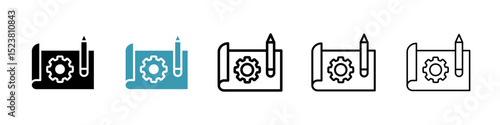 Prototyping line icon in art style vector