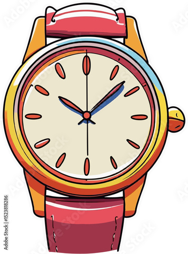 Cartoon wristwatch