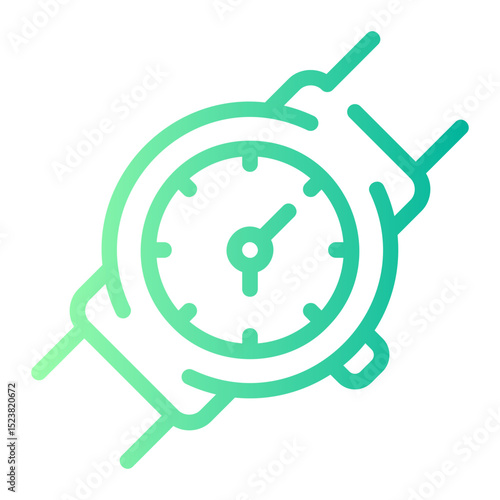wristwatch gradient icon