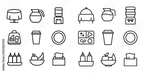 Minimal Catering Icons