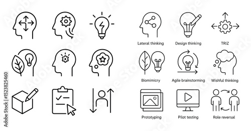 Innovation Strategy Icons