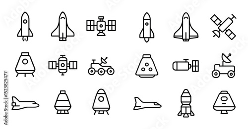 Minimalist Space Icons