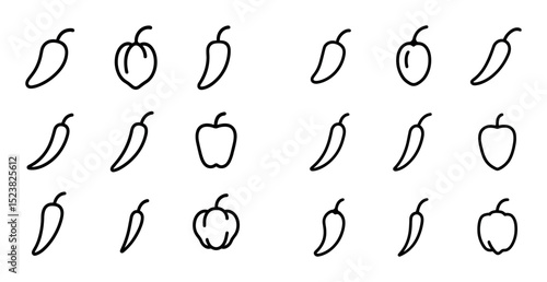 Spicy Pepper Icons