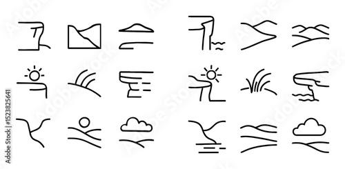 Bluff Overlook Icons