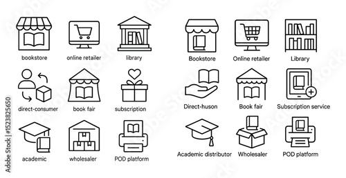 Minimalist Distribution Icons