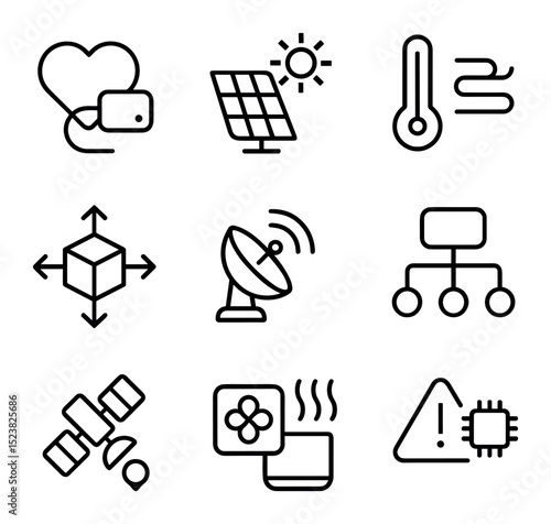 Minimalist Space Icons