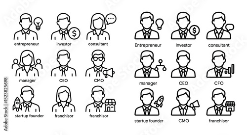 Business Icons Grid