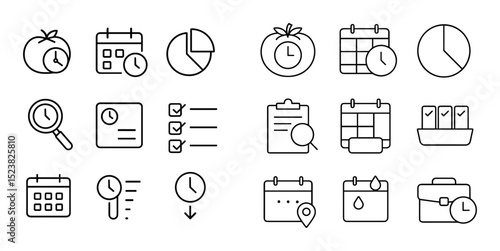 Time Management Icons