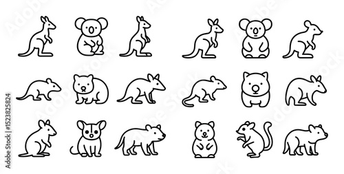 Marsupial Icon Collection