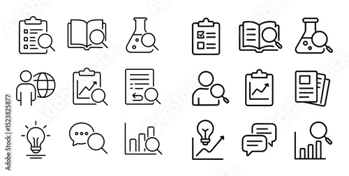 Educational Research Icons