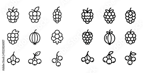 Berry Icons Grid