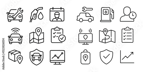 Fleet Management Icons