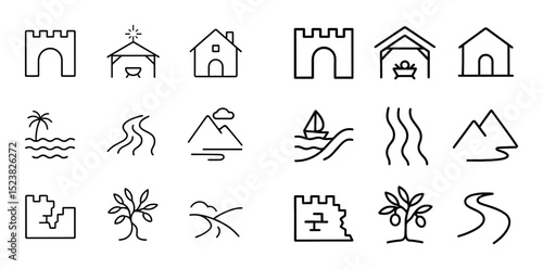Biblical Location Icons