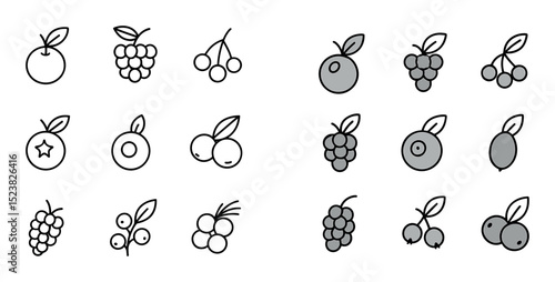 Berry Icon Grid