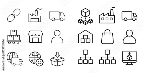 Supply Chain Icons