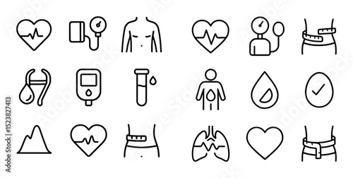 Minimalist Health Icons