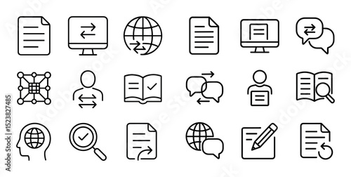 Translation Process Icons