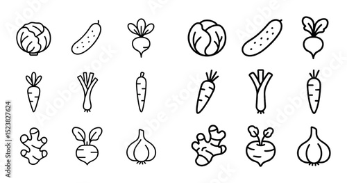 Minimalist Fermented Icons