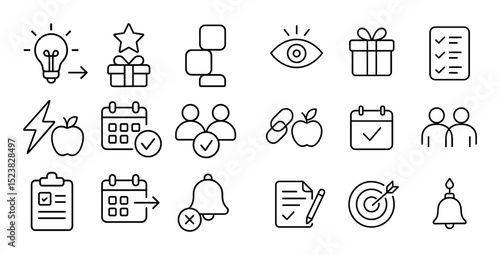 Habit Building Icons