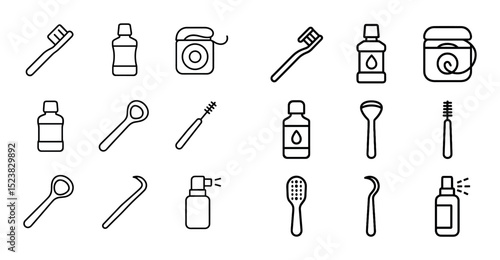 Oral Hygiene Icons