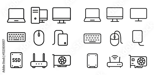 Minimalist Computing Icons