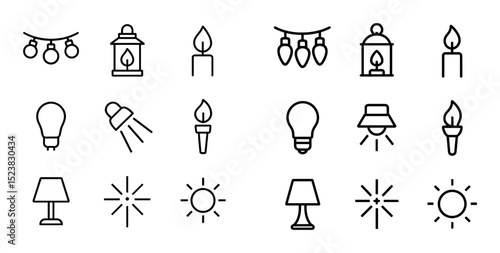 Festive Lights Icons