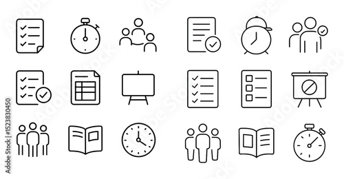 Efficient Meeting Icons