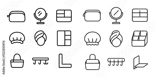 Minimalist Grooming Icons