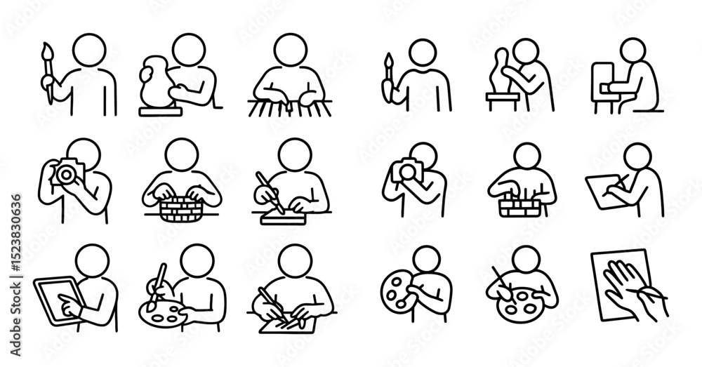 Obraz premium Creative Icons Grid