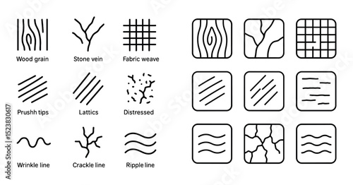Minimalist Texture Icons