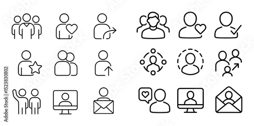 Minimalist Audience Icons