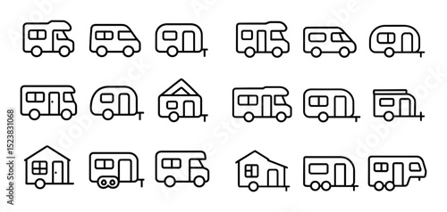 Minimalist RV Icons