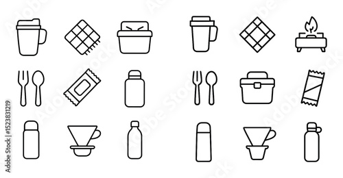 Minimalist Dining Icons