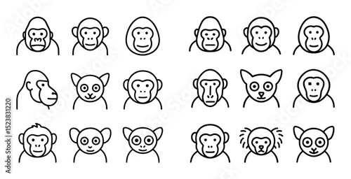 Primate Icon Grid