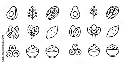 Nutrition Icon Grid