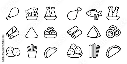 Fried Favorites Icons