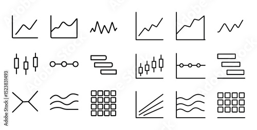 Minimalist Chart Icons